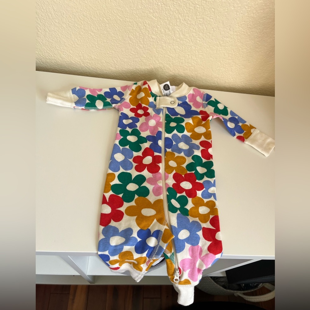 Colorful Floral Kids One Piece